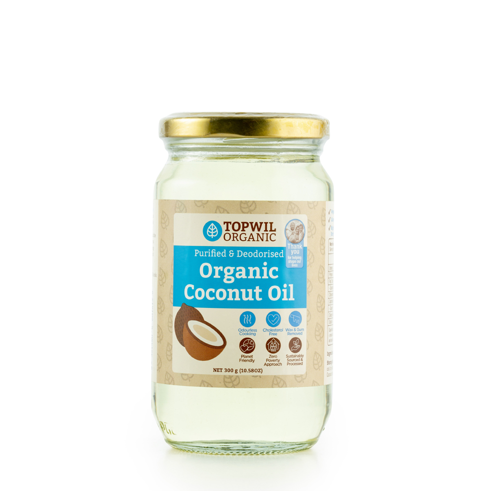 Purified & Deodorised Organic Coconut Oil