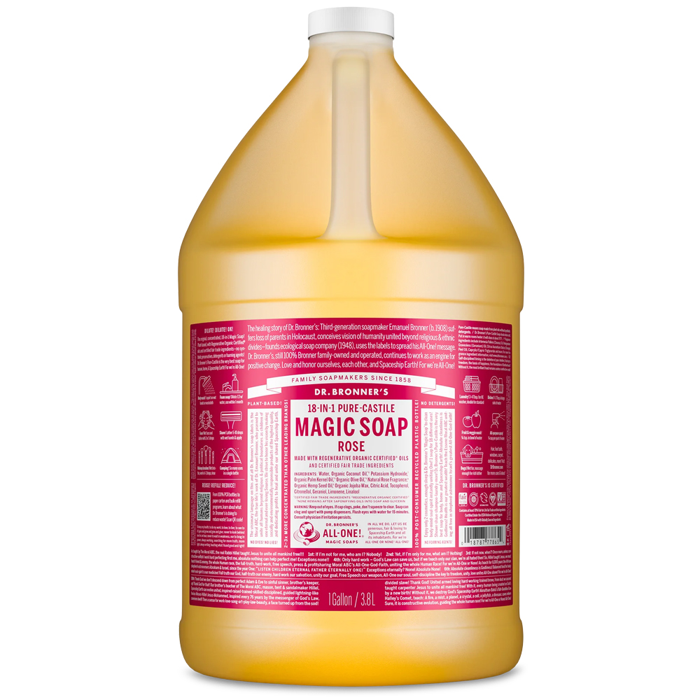 Rose Pure-Castile Magic Liquid Soap