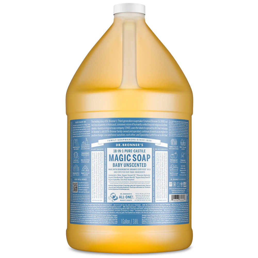 Baby Unscented Pure-Castile Magic Liquid Soap