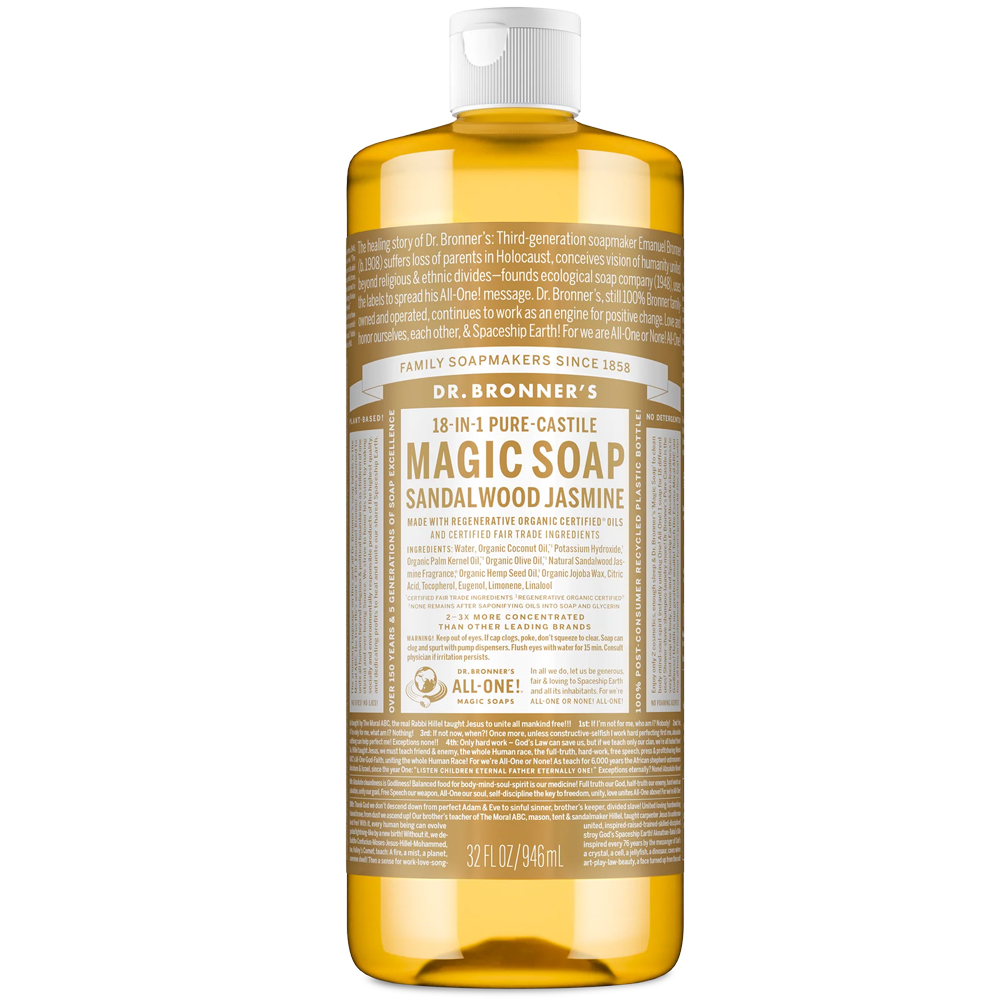 Sandalwood Jasmine Pure-Castile Magic Liquid Soap