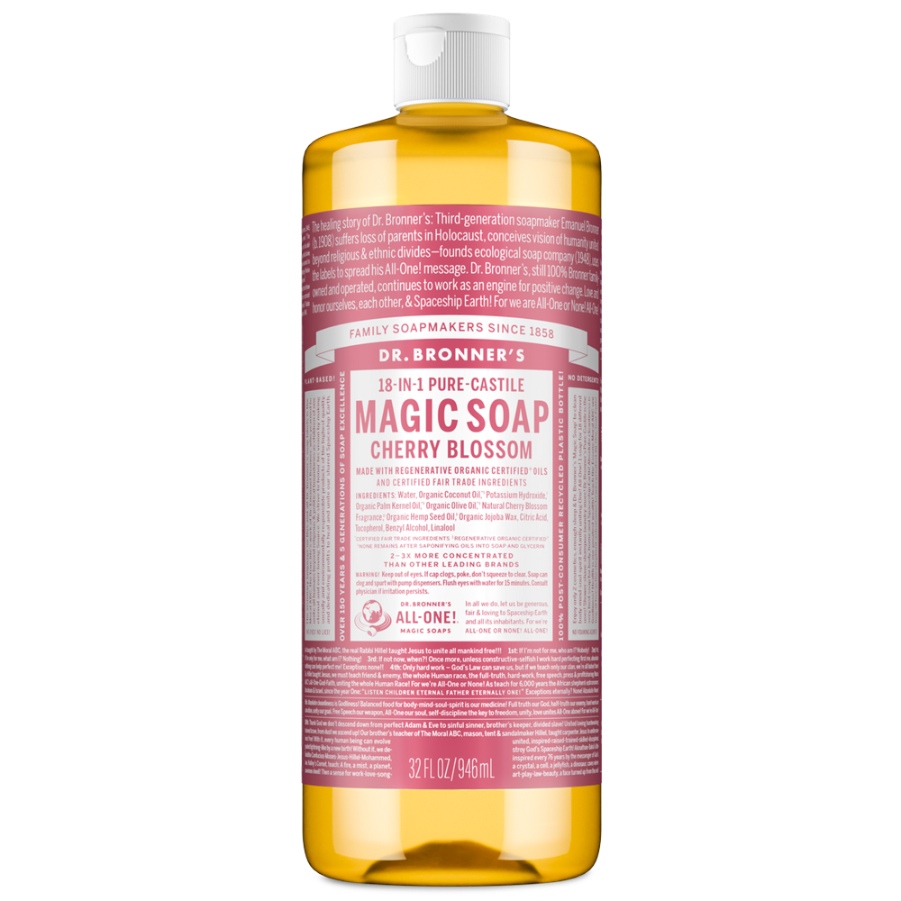 Cherry Blossom Pure-Castile Magic Liquid Soap