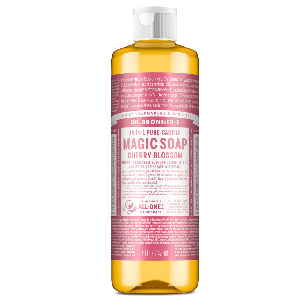 Cherry Blossom Pure-Castile Magic Liquid Soap