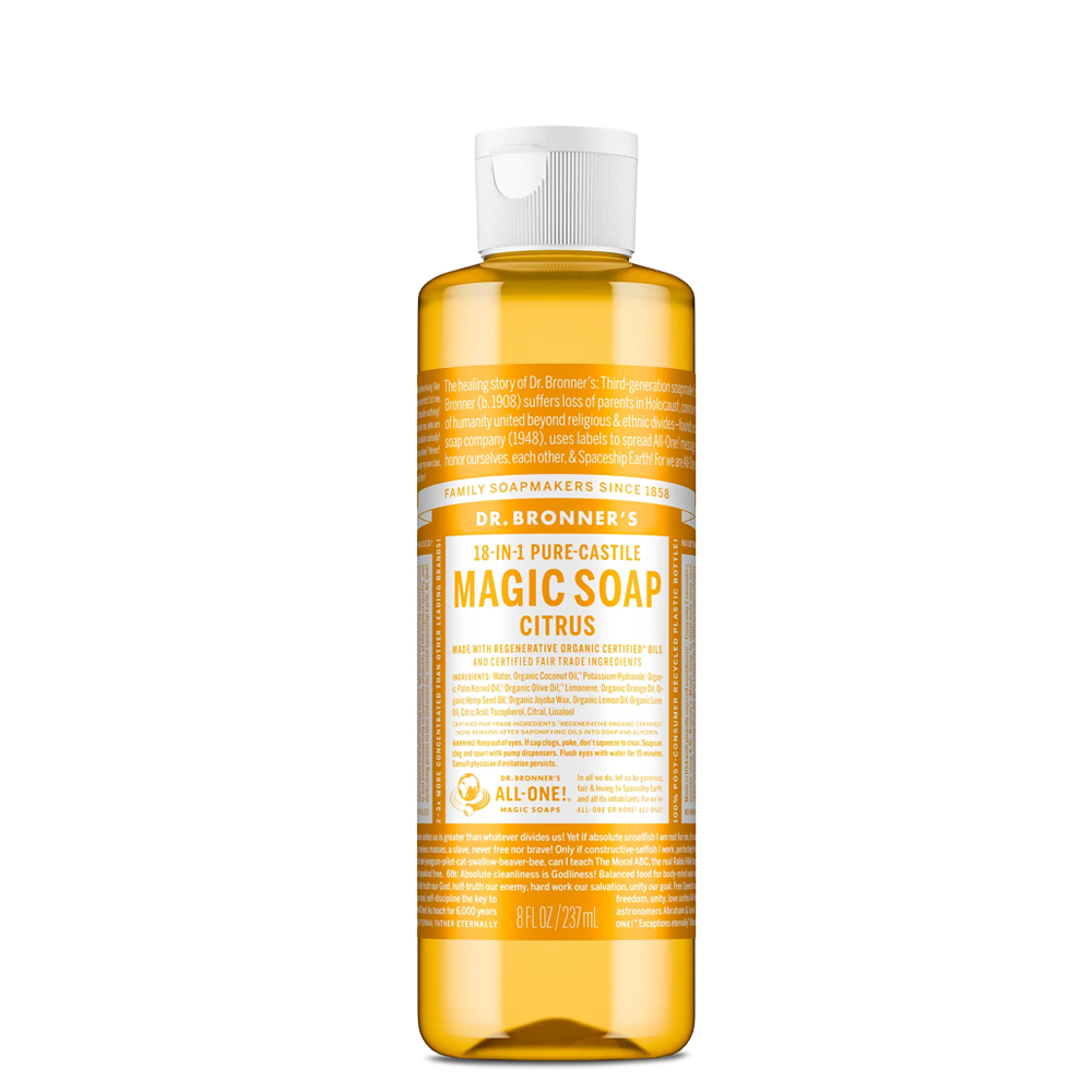 Citrus Orange Pure-Castile Magic Liquid Soap