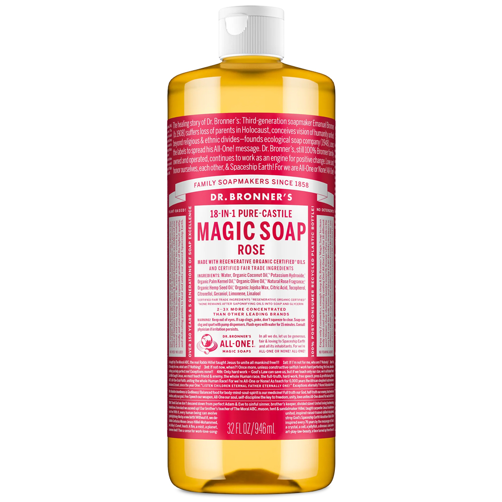 Rose Pure-Castile Magic Liquid Soap