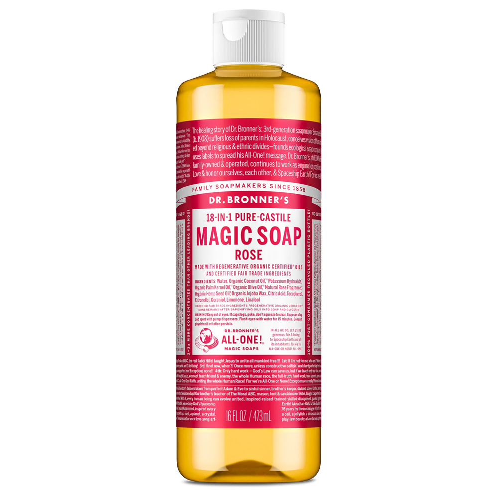 Rose Pure-Castile Magic Liquid Soap