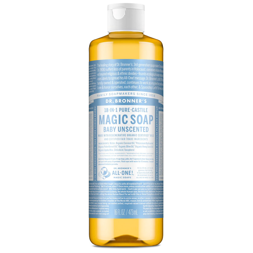 Baby Unscented Pure-Castile Magic Liquid Soap