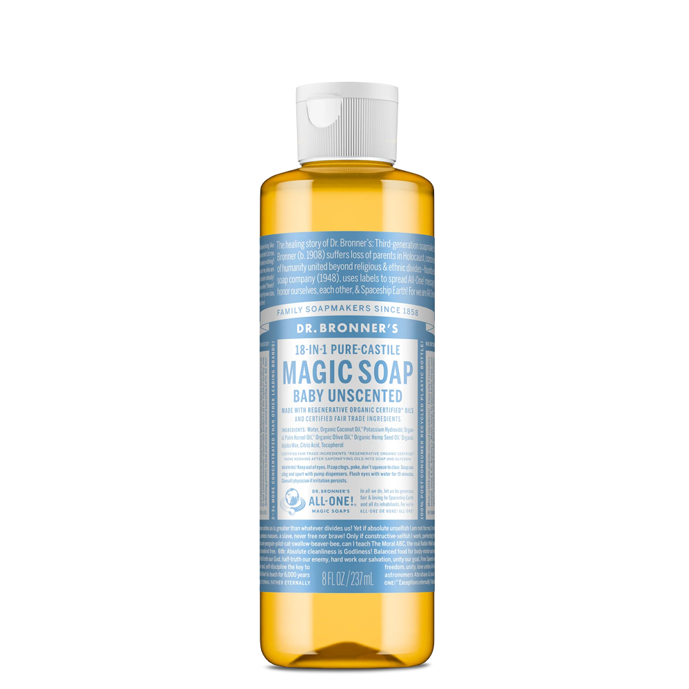 Baby Unscented Pure-Castile Magic Liquid Soap