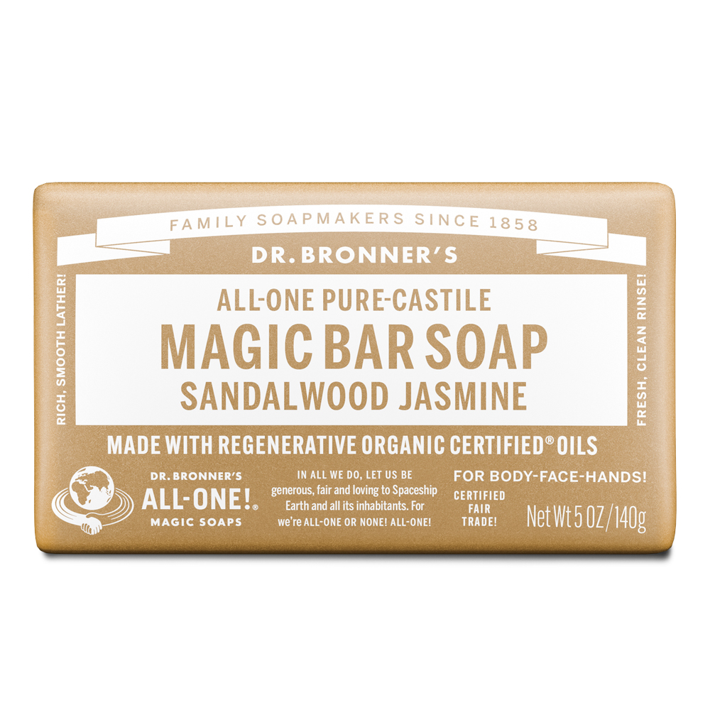 Sandalwood Jasmine Pure-Castile Magic Bar Soap