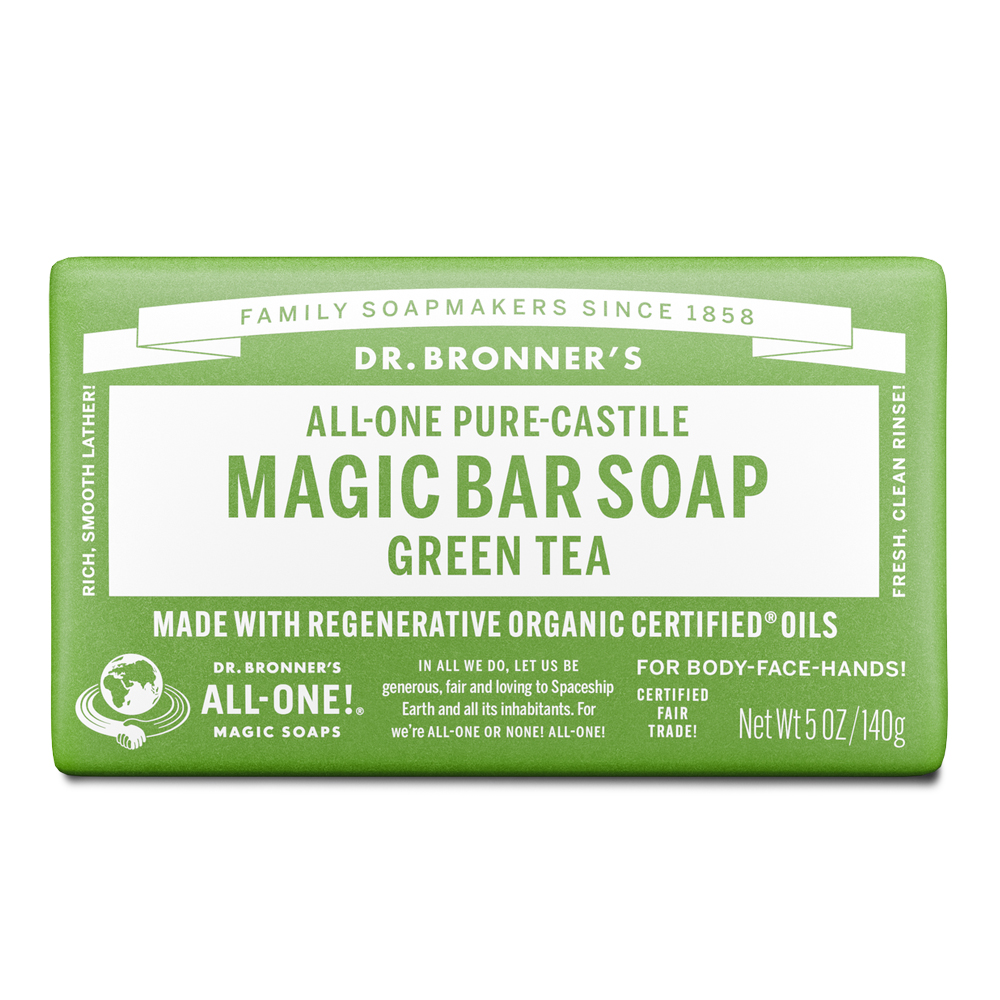Green Tea Pure-Castile Magic Bar Soap