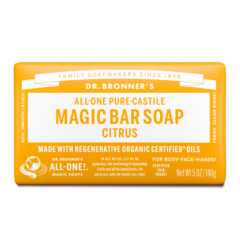 Citrus Orange Pure-Castile Magic Bar Soap
