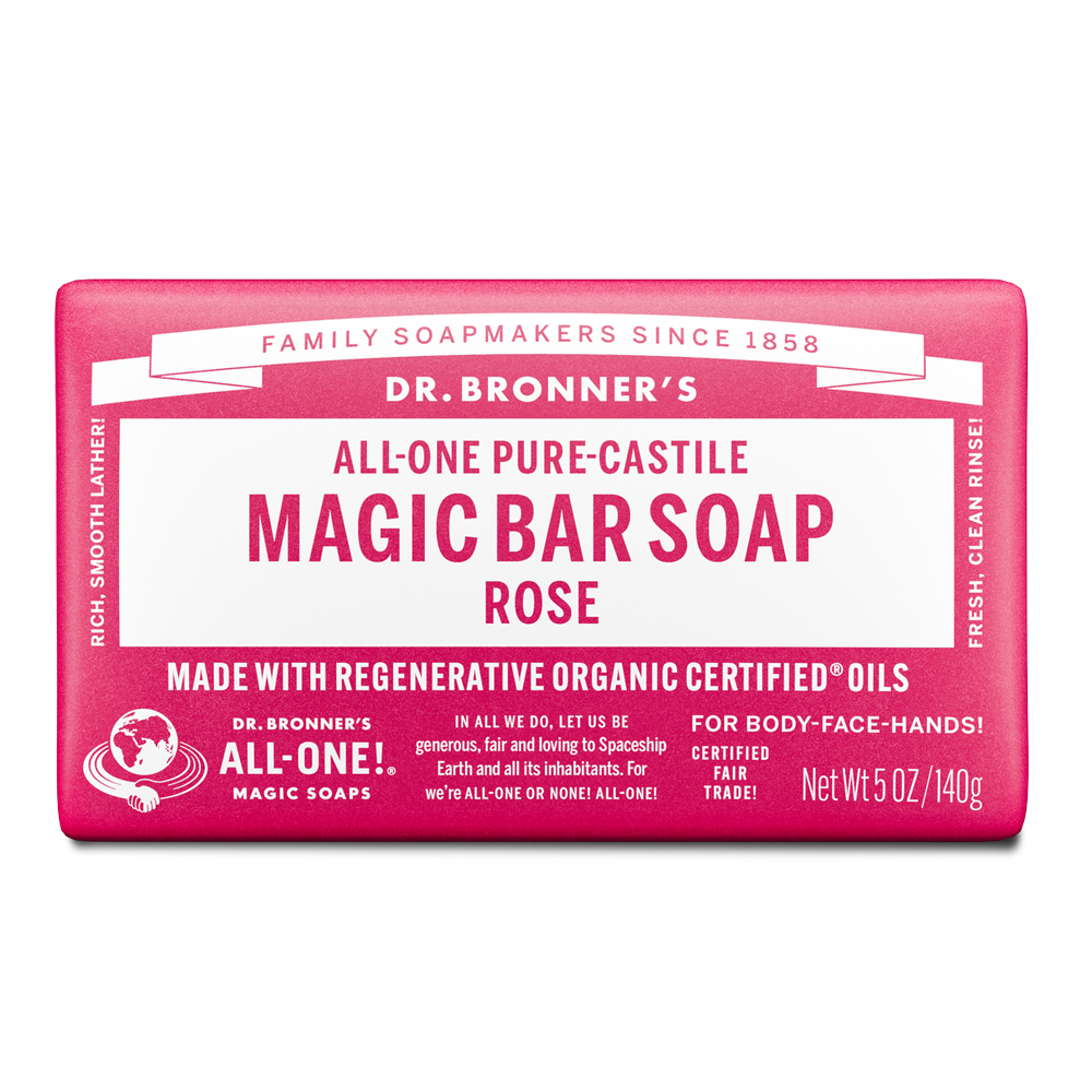 Rose Pure-Castile Magic Bar Soap