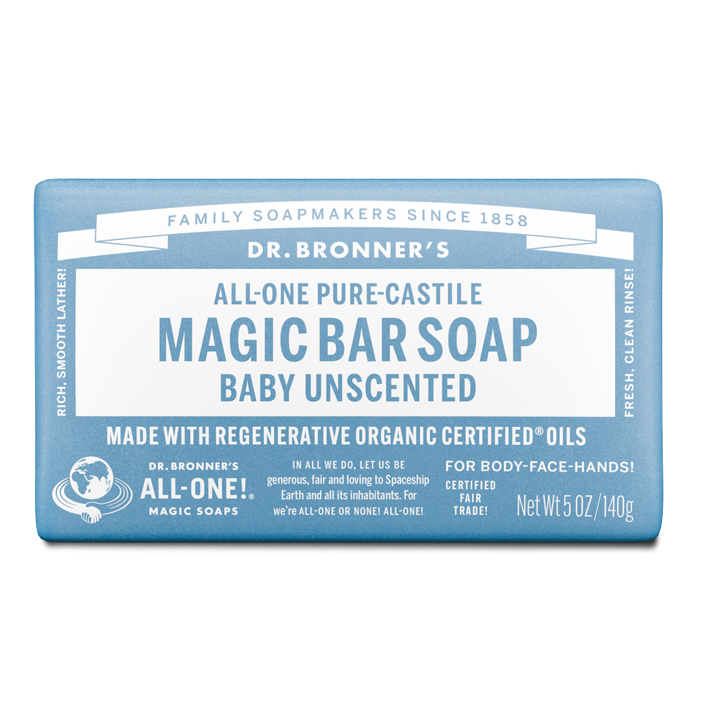 Baby Unscented Pure-Castile Magic Bar Soap