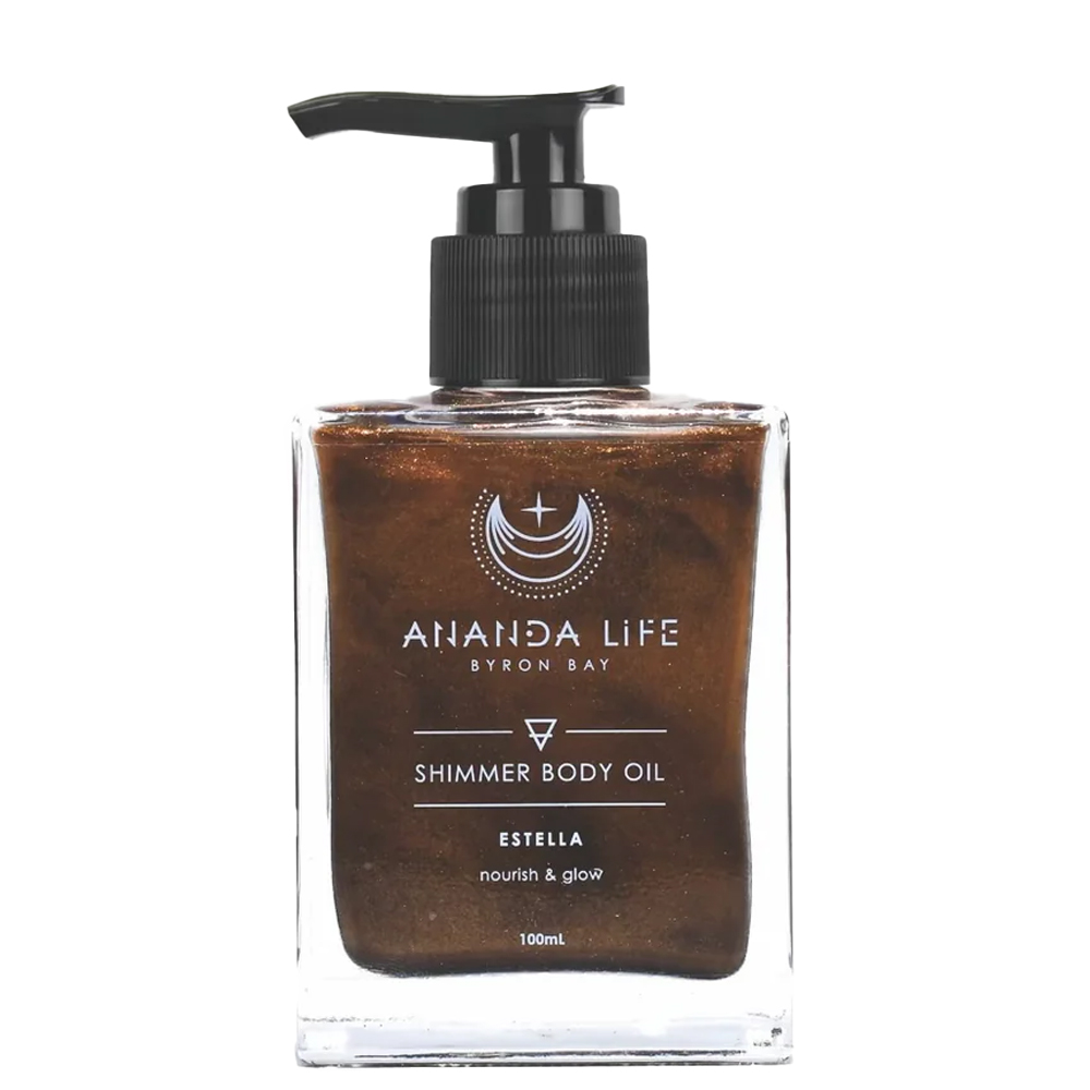 Shimmer Body Oil - Estella (Brown)