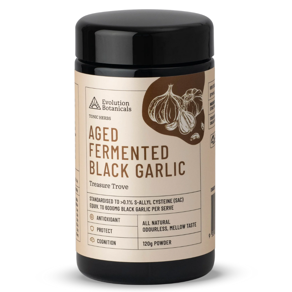 Aged Fermented Black Garlic Jar