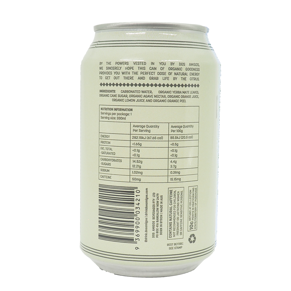 Sparkling Original Organic Yerba Mate