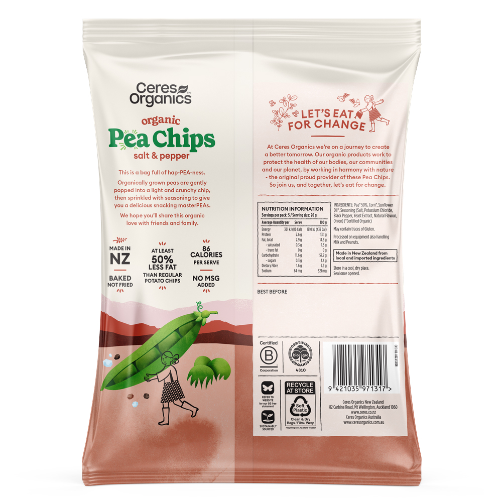 Pea Chips - Salt & Pepper — image 2