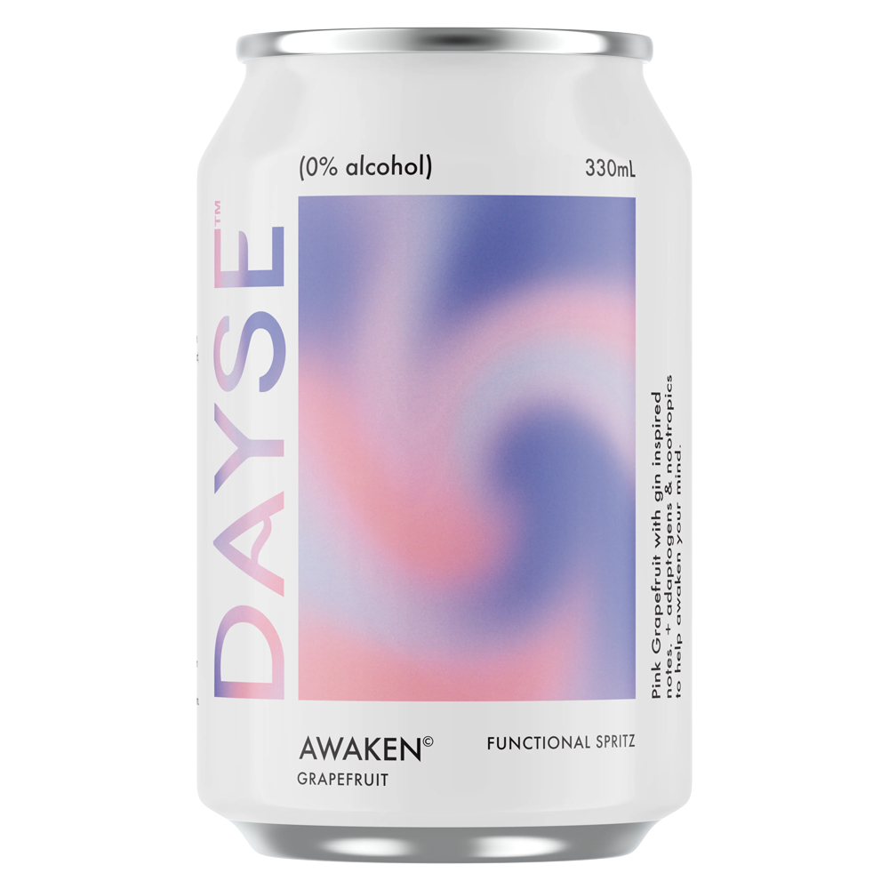 Dayse Awaken Grapefruit Spritz Non-Alcoholic - 4 x 4 PACK