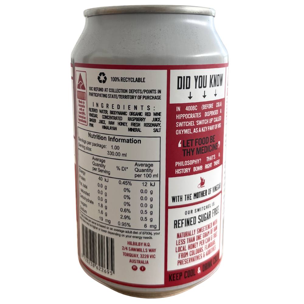 Traditional Switchel - Raspberry & Ginger — image 3
