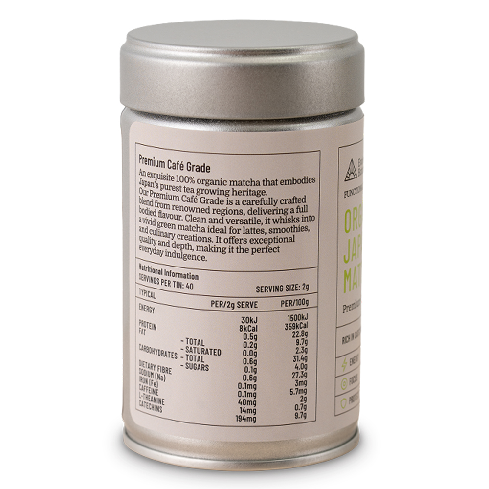 Organic Japanese Matcha Premium Café Grade