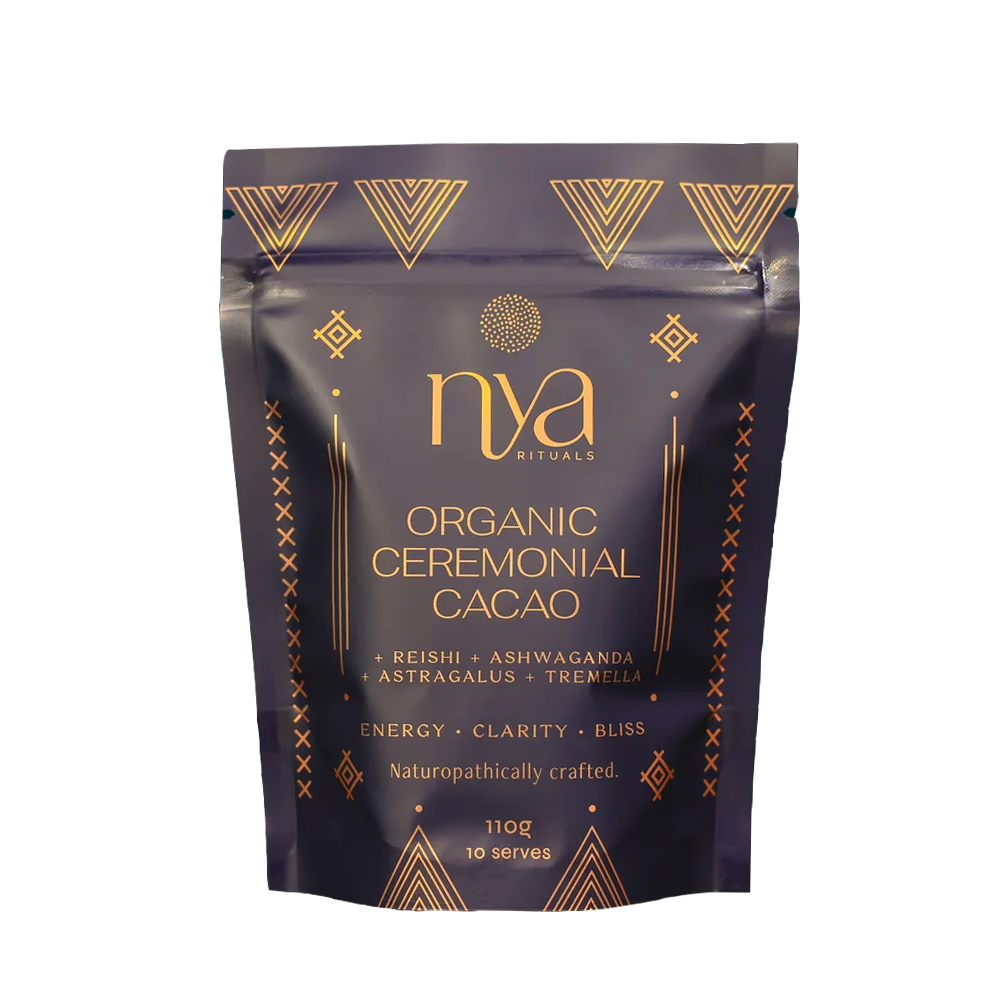 Ceremonial Cacao w Ashwaganda, Astragalus, Tremella & Reishi