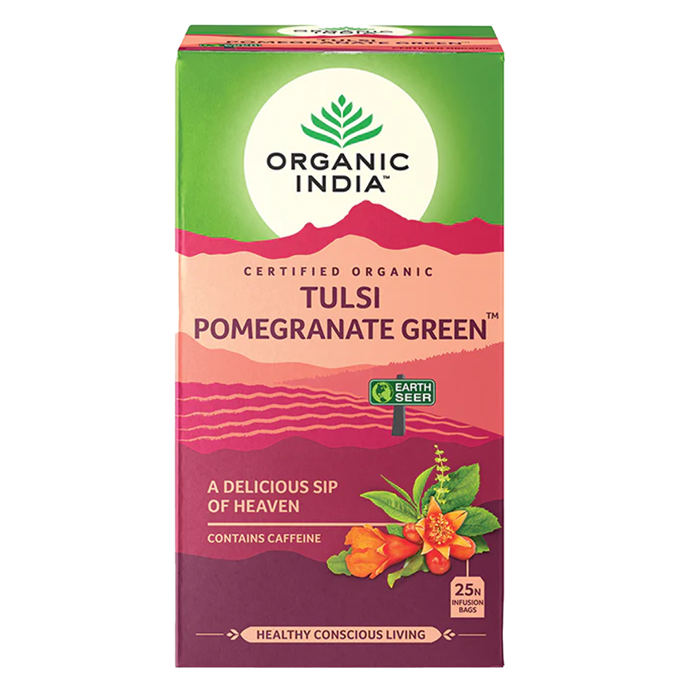 Tulsi Pomegranate Green Tea  