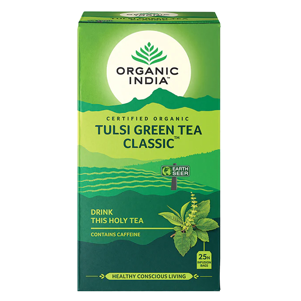 Tulsi Green Tea Classic Tea 