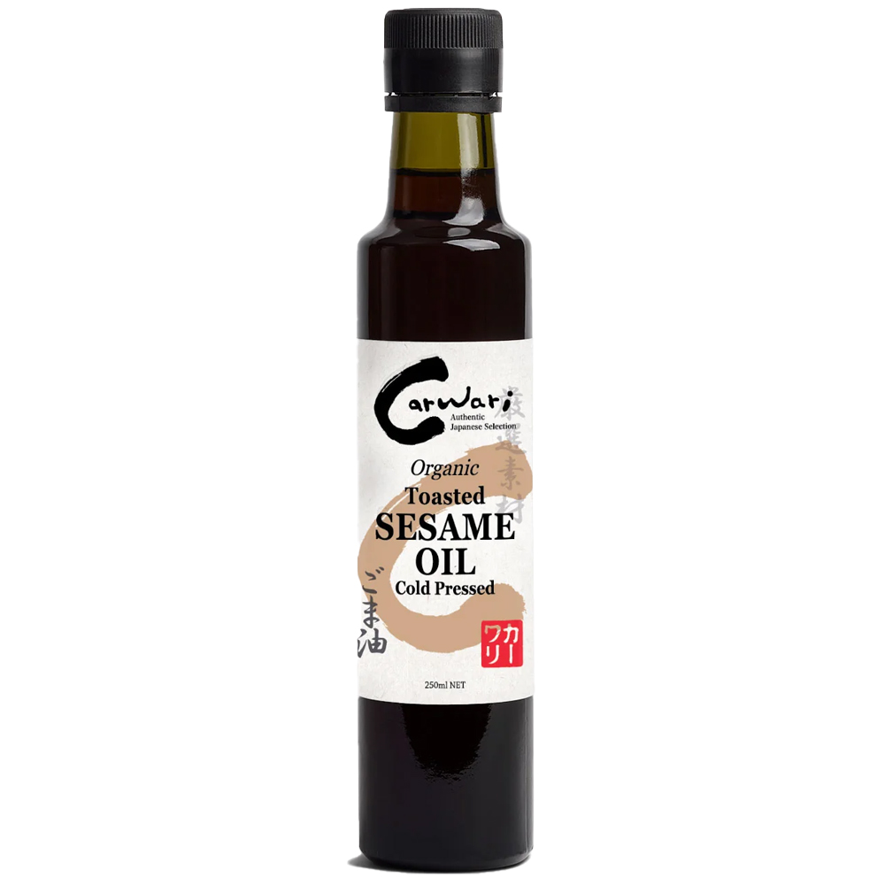 Organic Toasted White Sesame Oil Cold Pressed