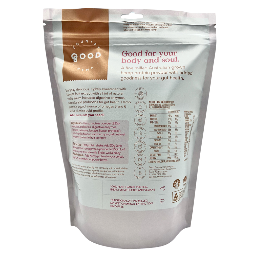Hemp Protein Powder - Vanilla — image 2