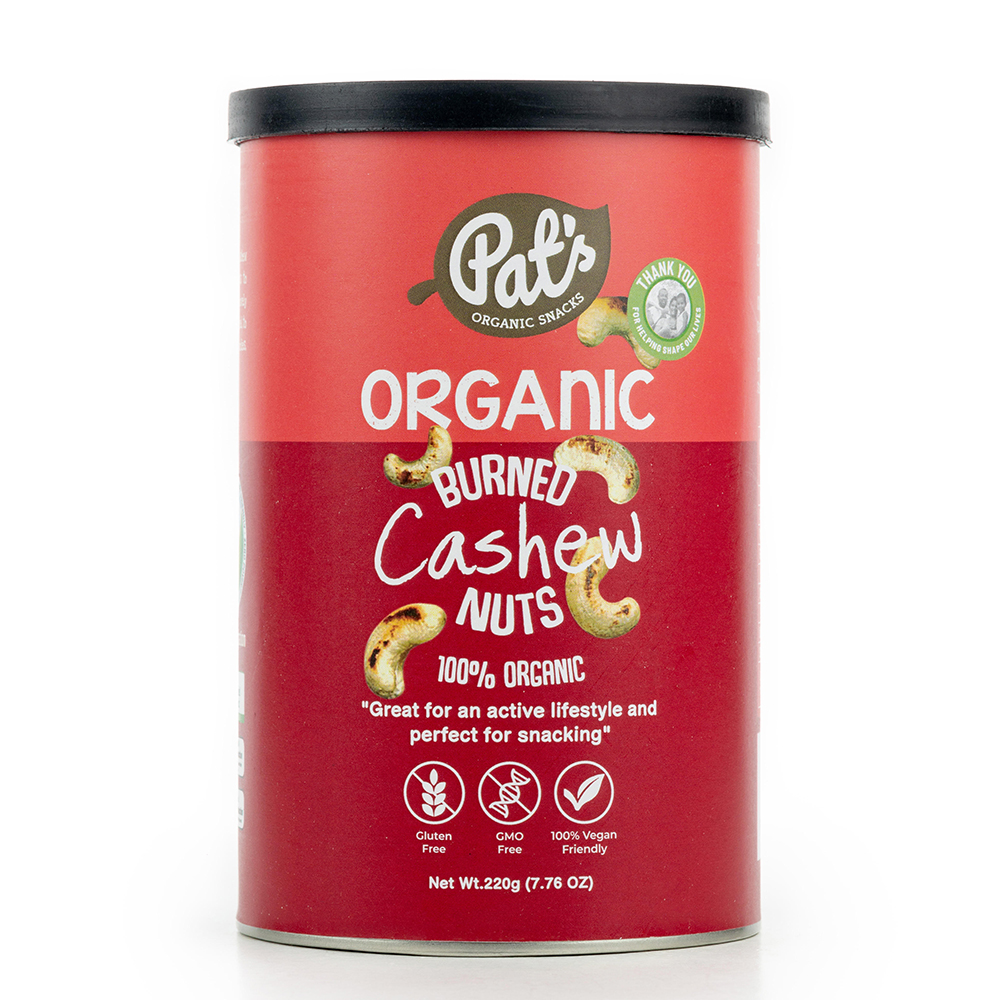 Pats Organic Cashews Burned