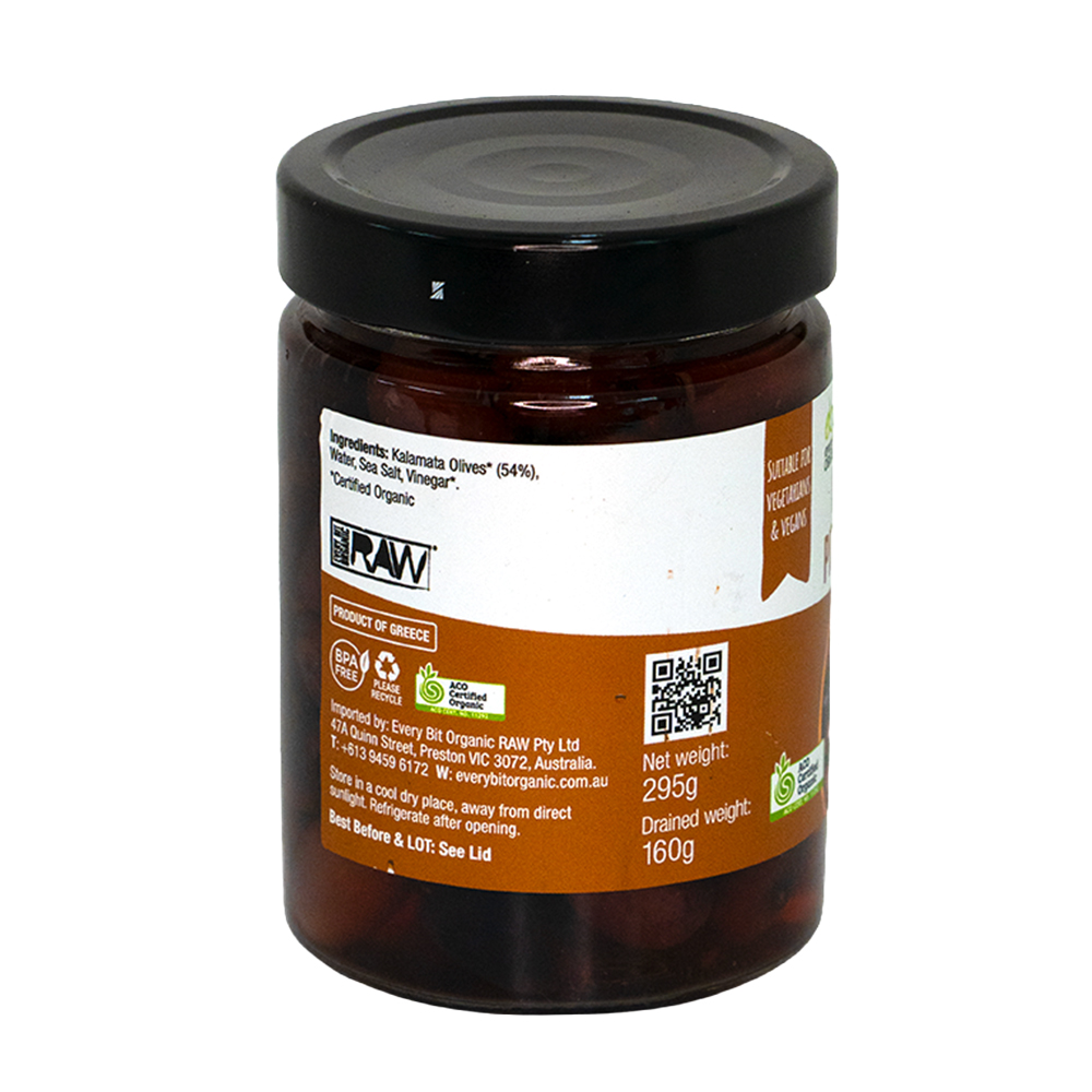 Organic Kalamata Pitted Olives