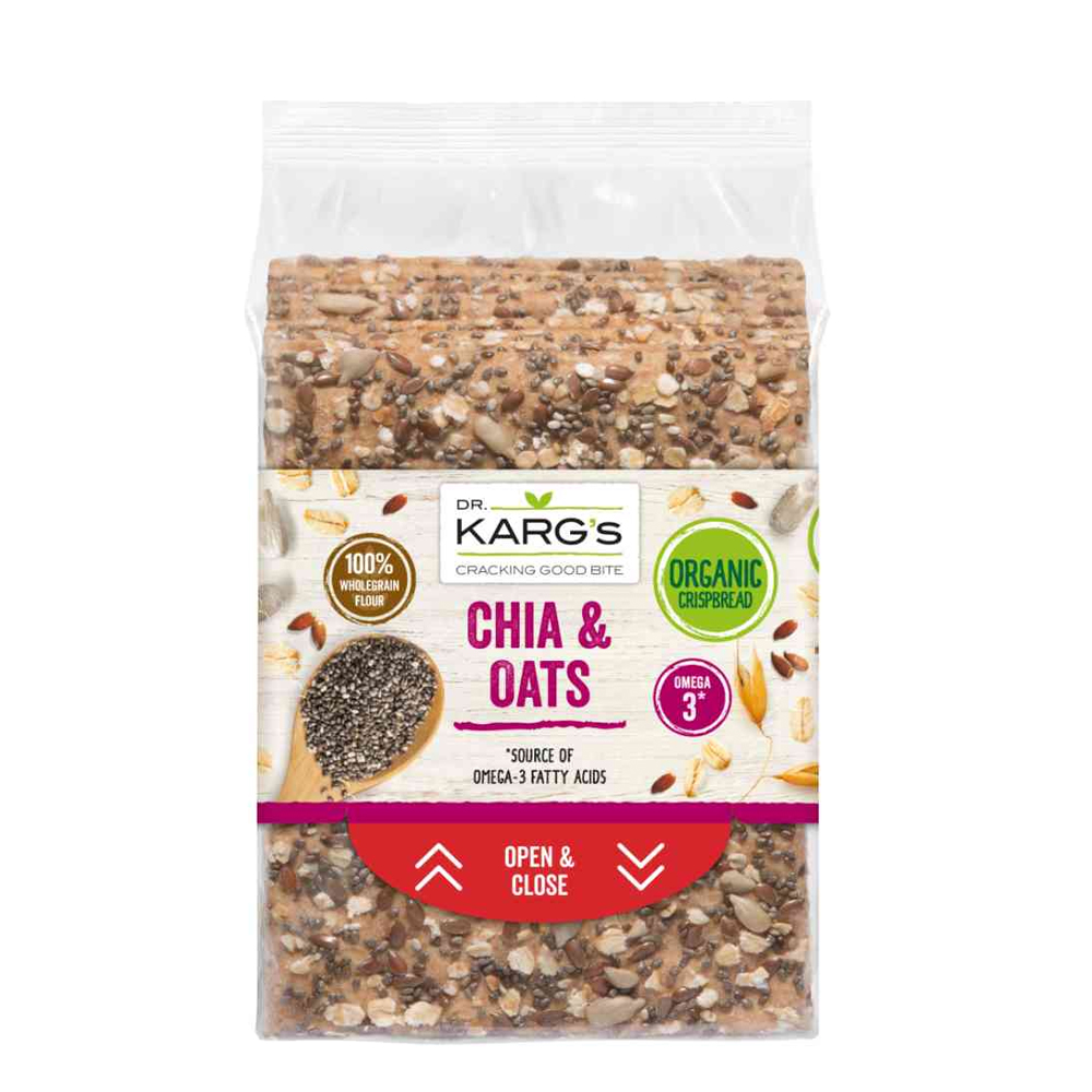 Organic Crispbread Chia and Oats