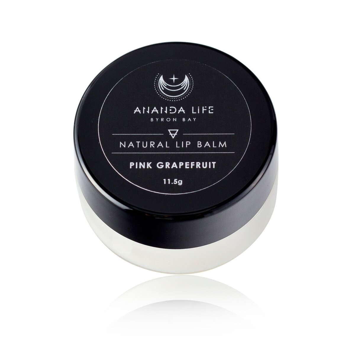 Natural Lip Balm PINK GRAPEFRUIT glass pot