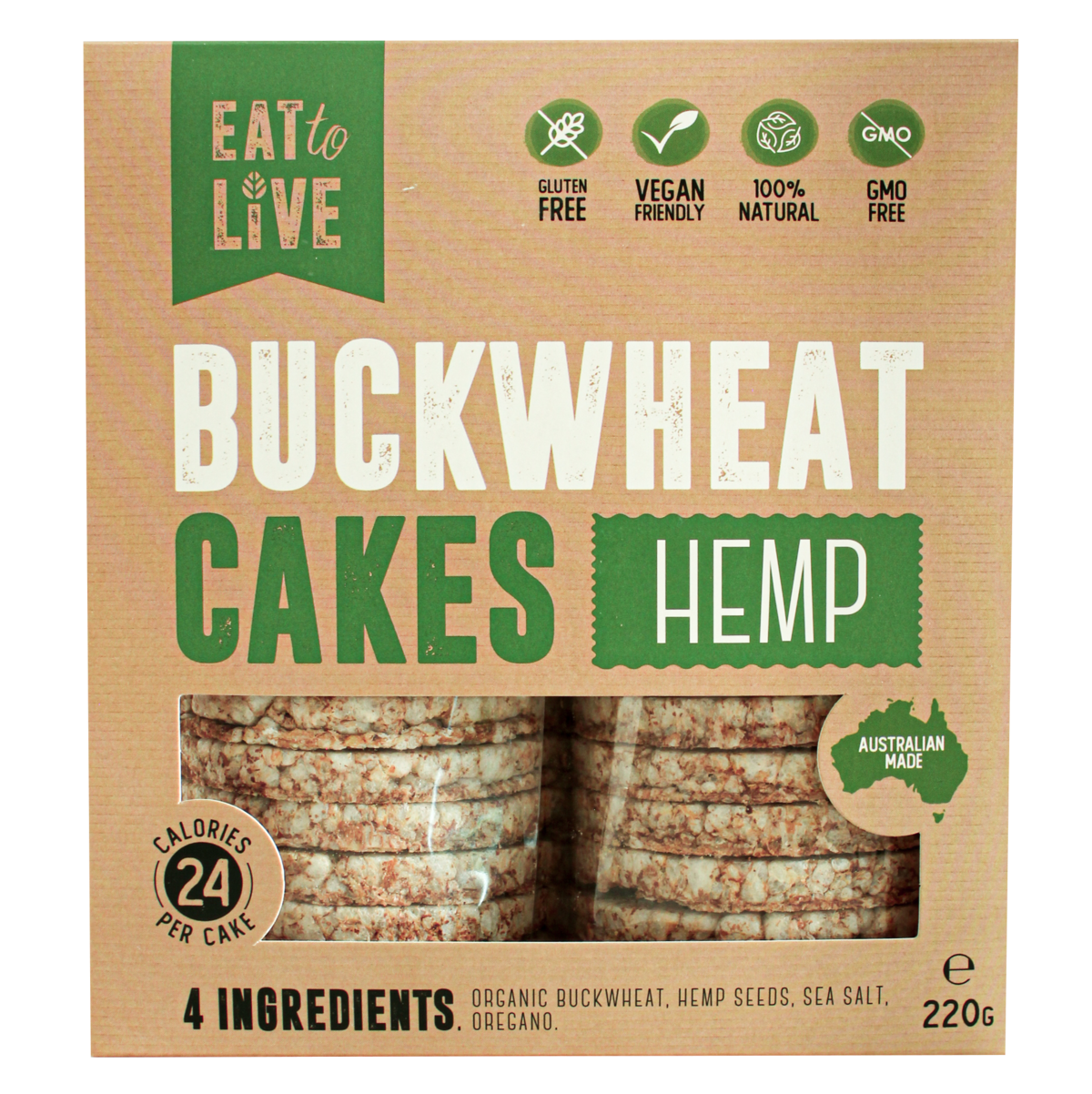Buckwheat Cakes with Hemp
