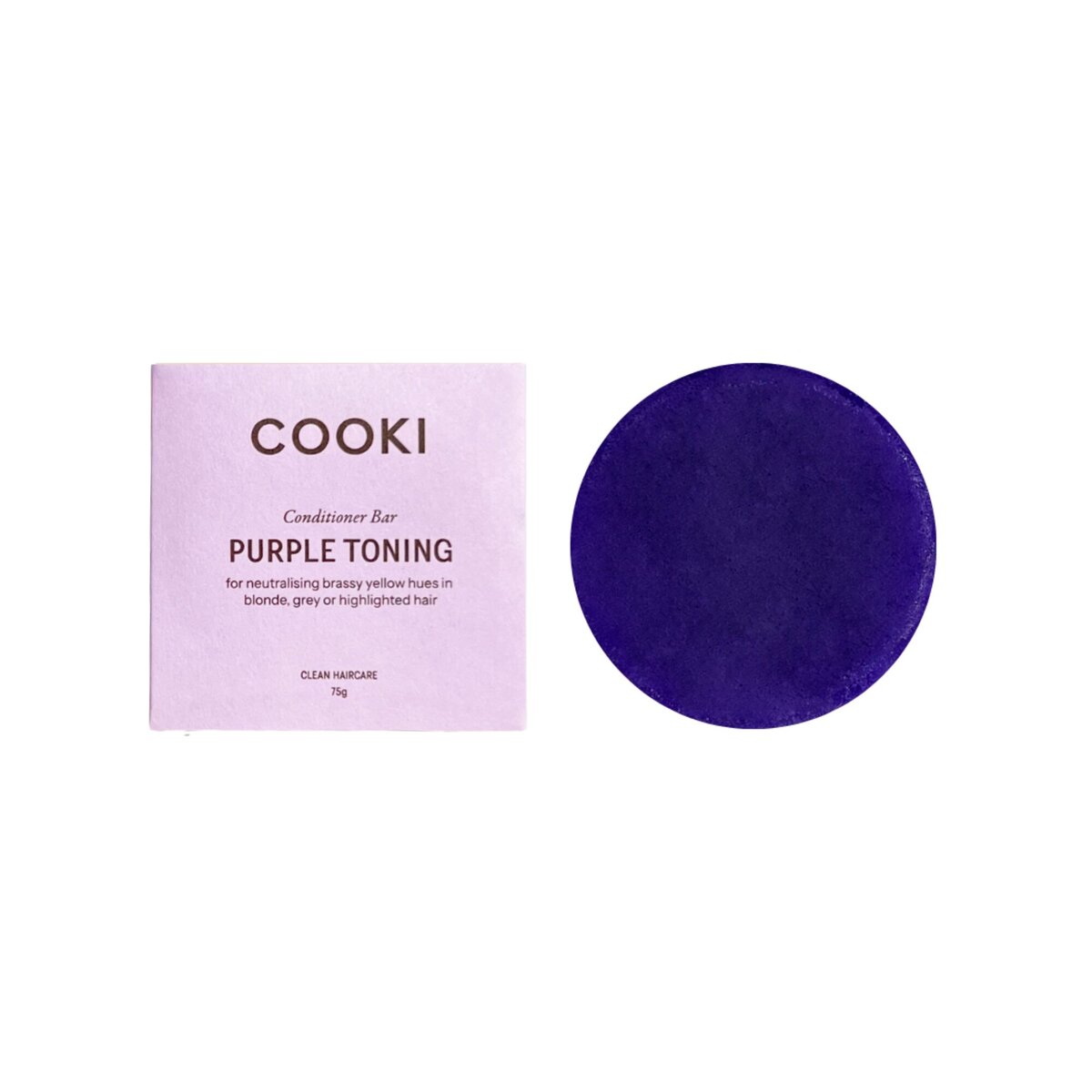 Purple Toning Conditioner Bar In Box
