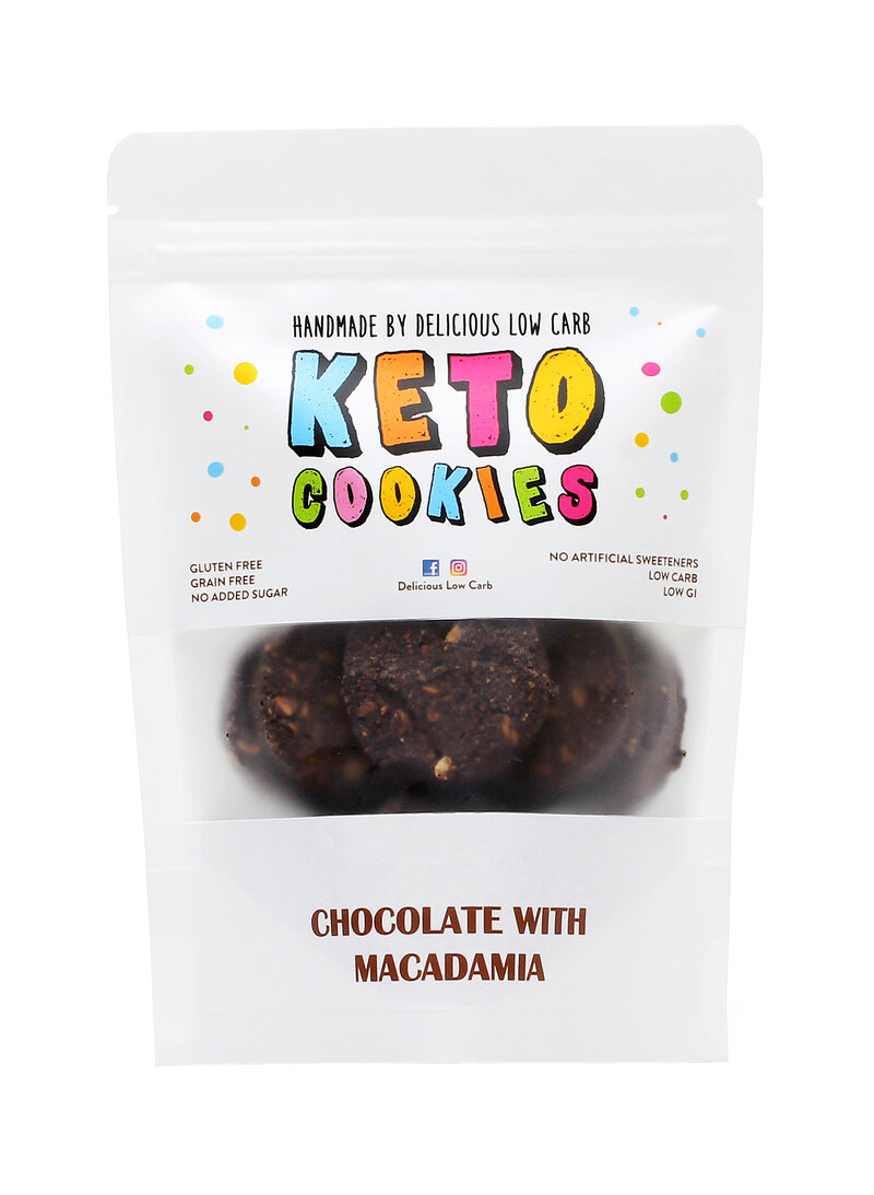 Chocolate with Macadamia Keto Cookies