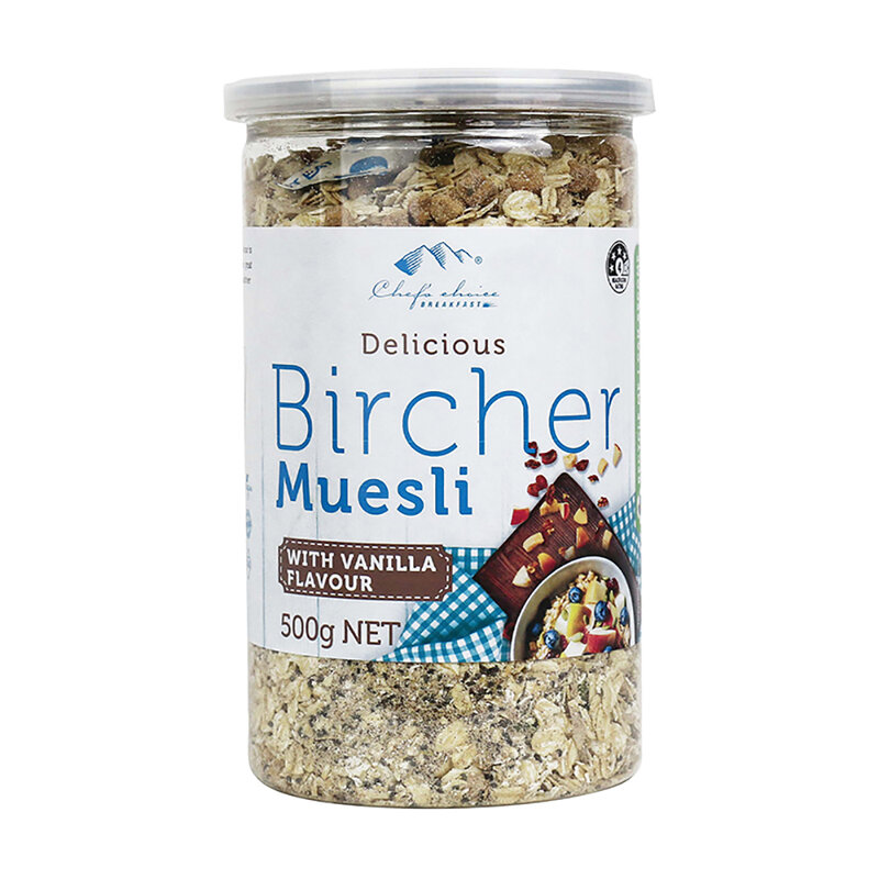 Delicious Bircher Muesli w Vanilla Flavour 