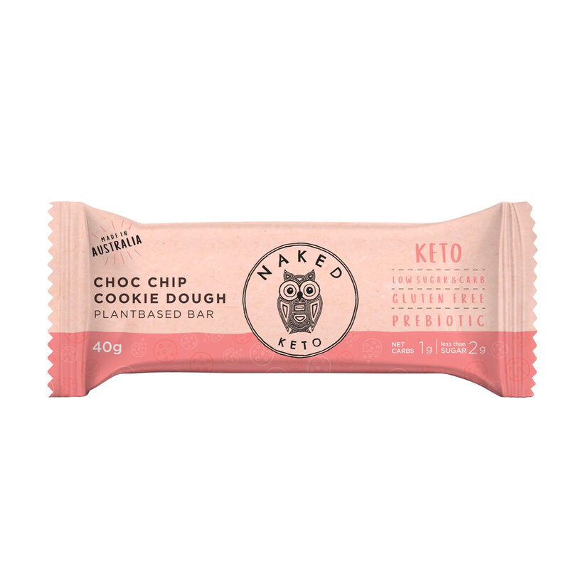 Choc Chip Cookie Dough Keto Bar