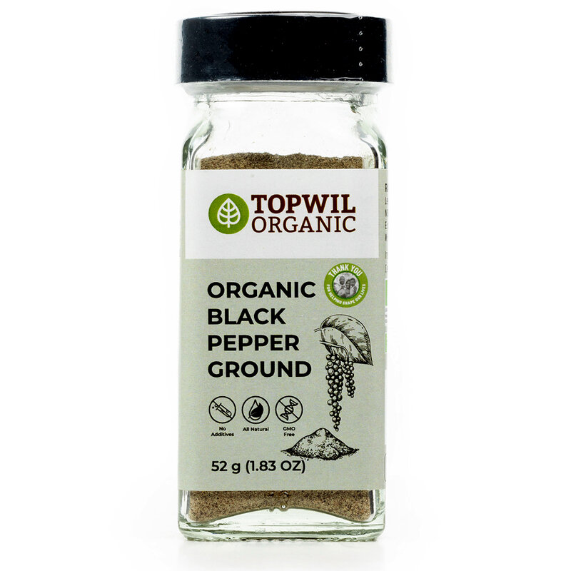 Organic Black Pepper Ground