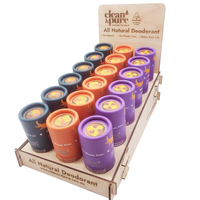 18x Flat Deodorant Display Pack