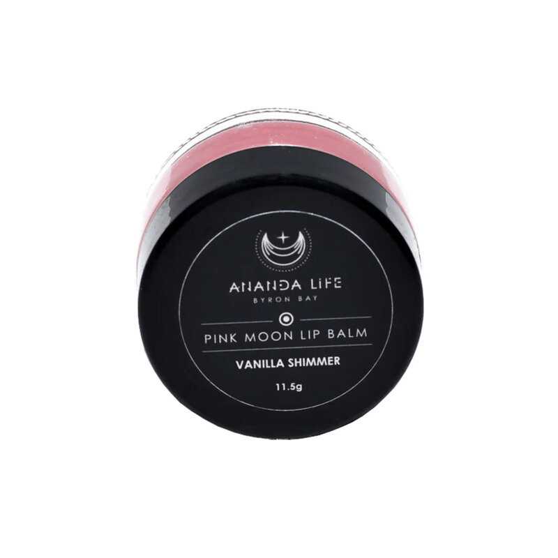 Natural Lip balm Pink Moon VANILLA SHIMMER
