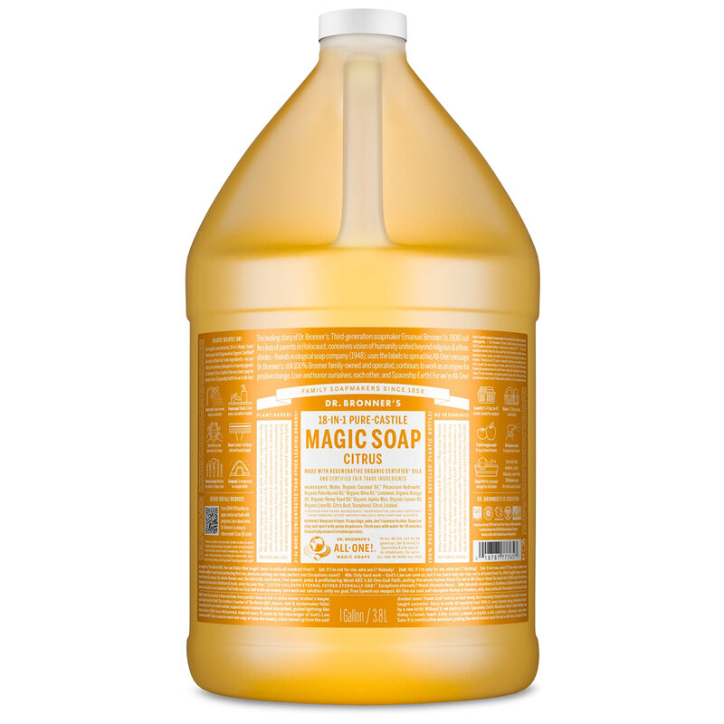 Citrus Orange Pure-Castile Magic Liquid Soap