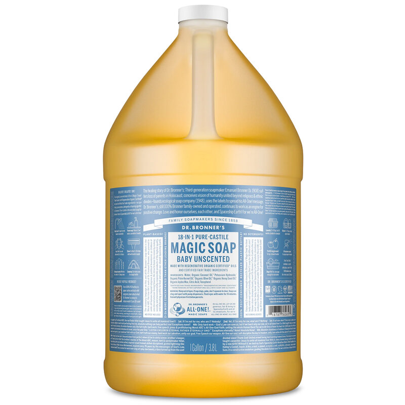 Baby Unscented Pure-Castile Magic Liquid Soap