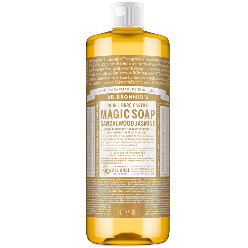 Sandalwood Jasmine Pure-Castile Magic Liquid Soap