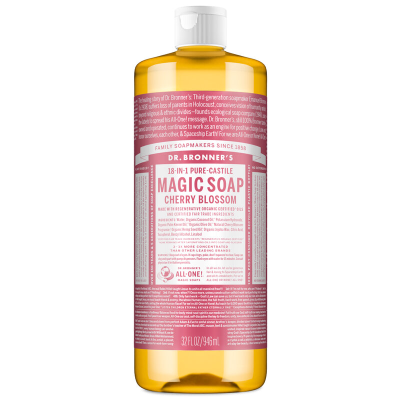 Cherry Blossom Pure-Castile Magic Liquid Soap