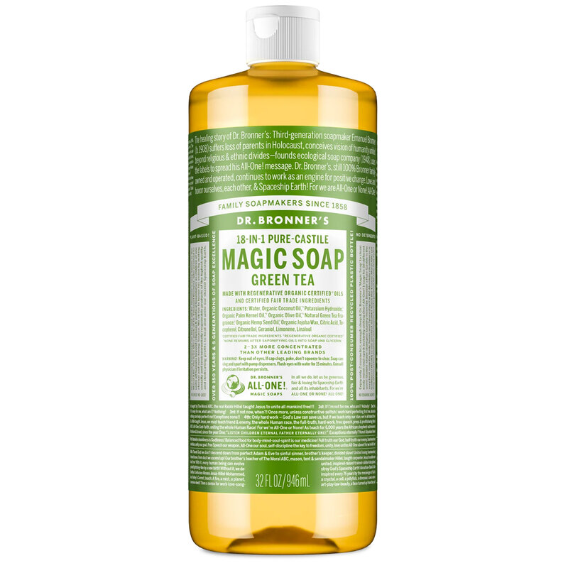 Green Tea Pure-Castile Magic Liquid Soap