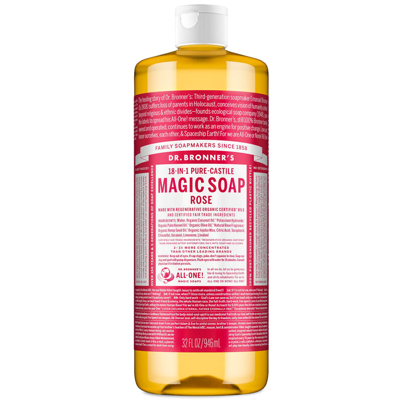 Rose Pure-Castile Magic Liquid Soap