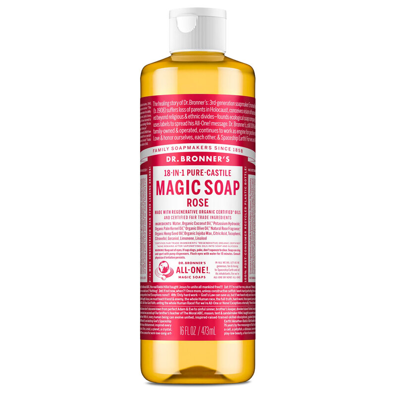 Rose Pure-Castile Magic Liquid Soap