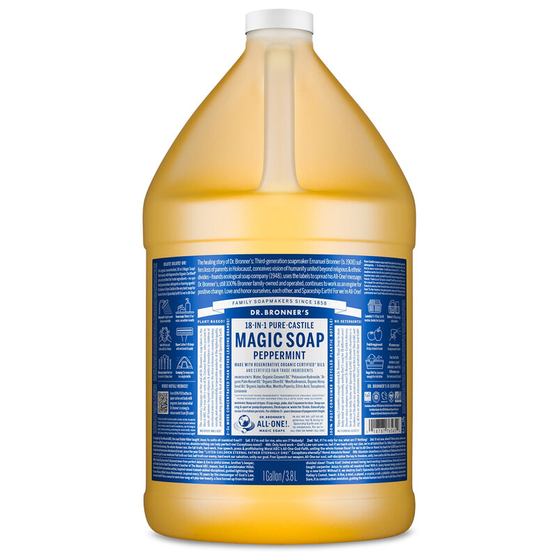 Peppermint Pure-Castile Magic Liquid Soap
