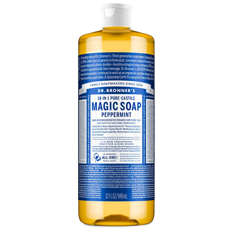Peppermint Pure-Castile Magic Liquid Soap