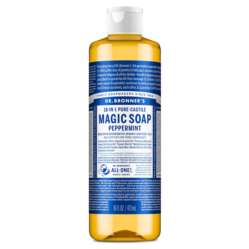 Peppermint Pure-Castile Magic Liquid Soap